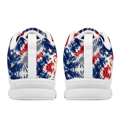 Image of GIFTPUZZ Mens Lace Up Athletic Trainers Running Sneakers Wedge Breathable Gym Lightweight Sports Tennis Shoes