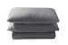 Brielle Stream Quilt and Sham Set, King, Light Grey