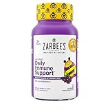 Zarbee's Naturals Children's Elderberry Immune Support* Gummies with Vitamin C, Zinc, Natural Berry Flavor, 21 Count