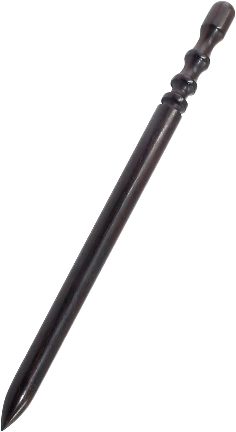 LifCratms Wood Leather Burnisher Tool, Slim Stick