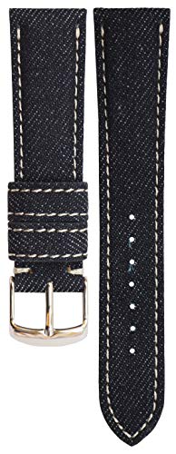 MIMOSA Emitta / エミッタ   岡山デニム インディゴブルー/ホワイトステッチ 20mm ED-IW20