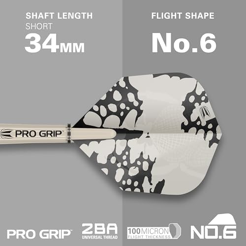 Target Darts Jeu de fléchettes EXO Edition 90% tungstène avec Pointe en Acier – Corps de 21 g SP03 – Jeu de fléchettes Swiss Point avec tiges Pro Grip et ailettes n°6, Outil SP Inclus – vue 3