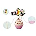 Pirate Cake Cupcake Toppers Food Picks for Party Decorations Set of 20 by GOCROWN