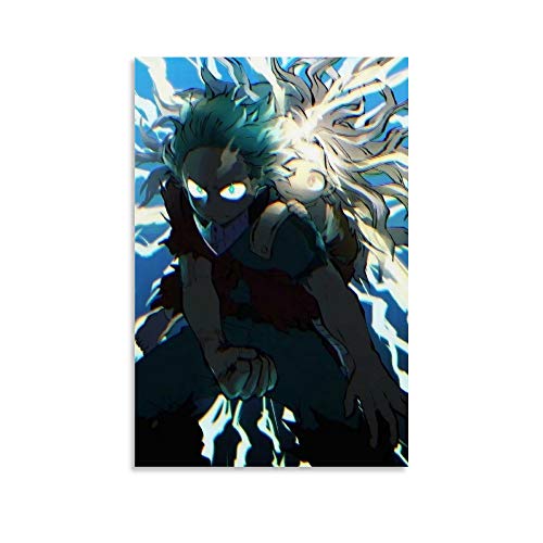 LZDD Anime Poster Mha My Hero Academia Eri and Deku Canvas Art Poster and Wall Art Picture Print Modern Family Bedroom Decor Posters 12x18inch(30x45cm)