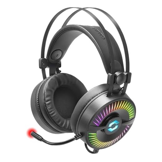 Speedlink QUYRE RGB 7.1 Gaming Headset - individualisierbarer Sound - RGB-Beleuchtung für PC/Notebook/Laptop, schwarz