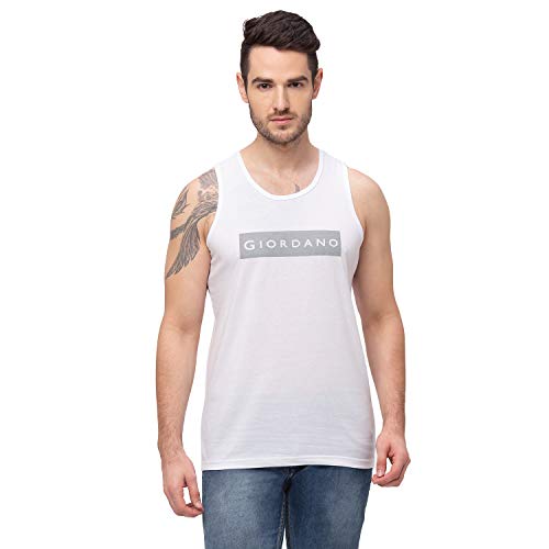 Image of Giordano Men's Round Neck Sleeveless Slim Fit Tshirt