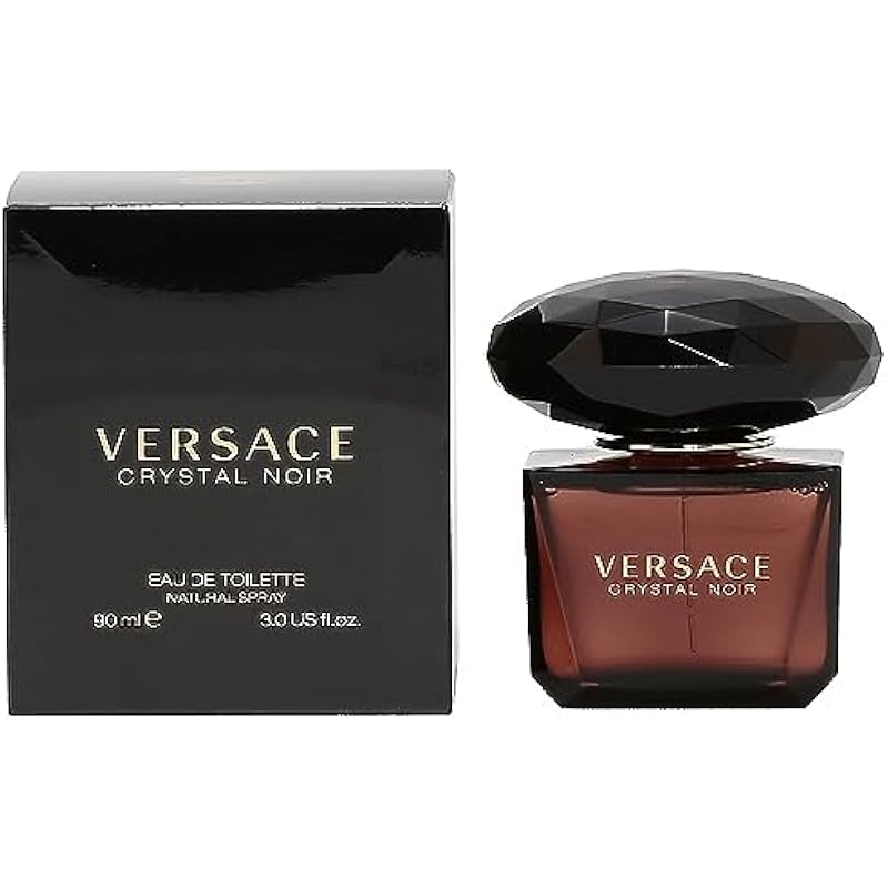 Versace Crystal Noir Eau De Toilette Spray for Women, 3 Fluid Ounce 상세이미지 2