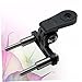 OHPHCALL Cycle Head Light Holder Bike Light Mount Bracket Digital Camera Mount Aluminum Handlebar Lamp Rack Black for Mountain Bikes Road Bikes