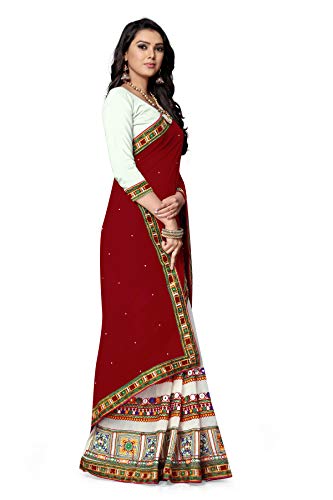 Image of SERONA FABRICS Ethnic Saree (or) Sari for Women, Ideal for Wedding, Party, Festive & Daily Wear