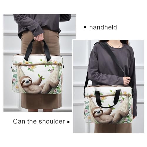Funda maletín para laptop con diseño acuarela, 13-15.6 pulg miniatura 2