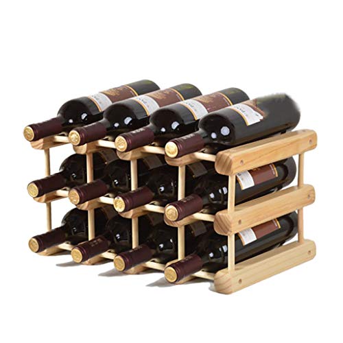 Présentoir bouteille bois massif de qualité supérieure 53.5 cm - 3