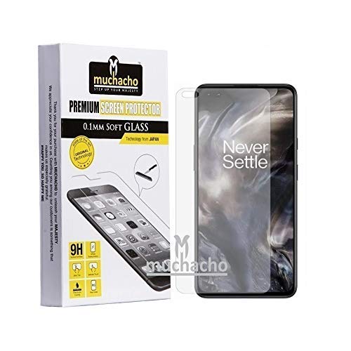 muchacho Matte finished screen protector for oneplus nord | More Tough than Tempered Glass, With Easy Installation Kit, Full screen coverage (except edges)