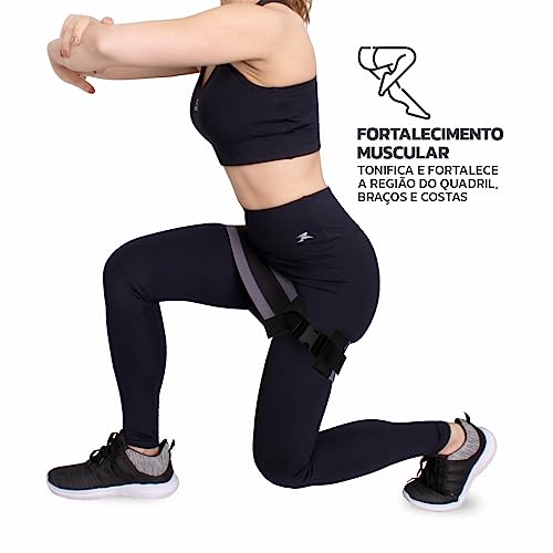 Hip Band Ajustável Muvin - Faixa de Exercício - Com Látex de Alta Resistência - Possui Poliéster - I