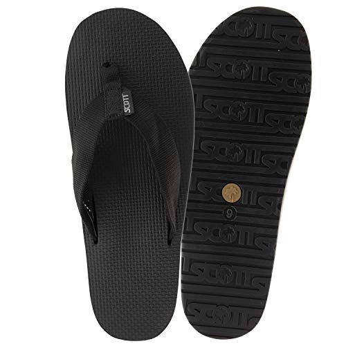Scott Hawaii Men's Haleiwa Sandal | Tubualr Nylon Strap Rolls Against Skin | Lightweight Molded Outsole With Arch | Podiatrist Recommended | Narrow Width Flip Flop3