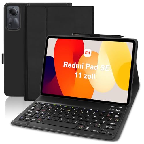 Funda teclado Xiaomi Redmi Pad SE para estudiar y trabajar en la cafetería con comodidad