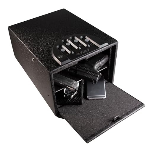 GunVault MultiVault Deluxe 2-Gun Quick Access Pistol Safe with No-Eyes