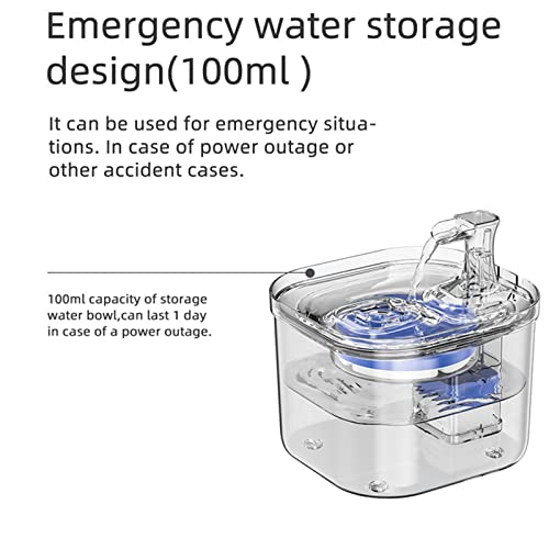 Fuente de agua automática para gatos con sensor inteligente miniatura 7