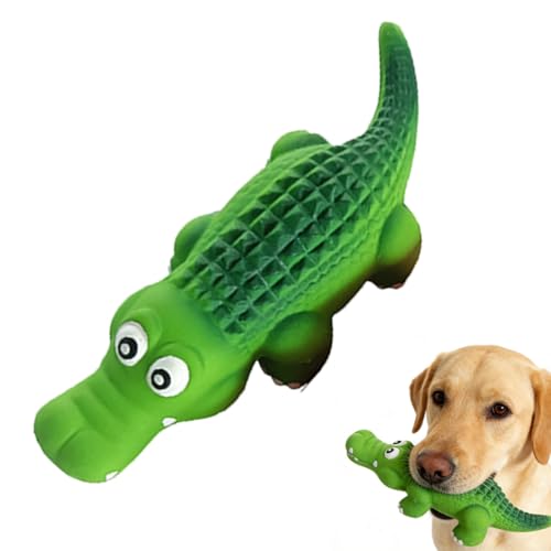 ARYIMYDP Giocattolo Da Masticare Per Cani, Coccodrillo In Lattice Naturale Resistente, Gioco Sicuro Per Cani Di Piccoli Media Taglia, Giocattolo Dentale Anti-Ansia