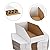 EXYGLO Garage Storage Bins - Pack of 35 Cardboard Shelf Organizer Bins 12x6x4.5inch for Pantry, Parts, Snacks, Bottles, Cans