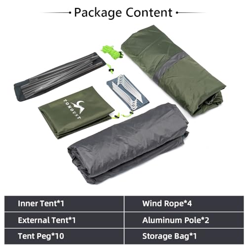 MC Tomount Carpa de Camping para Mochilero Impermeable Ligera para 1-2 Personas miniatura 6