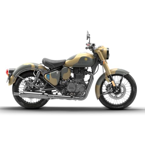 Image of Royal Enfield Classic 350 with Disc & Spoke Wheels Motorcycle (Commando sand) Booking for Ex-Showroom Price