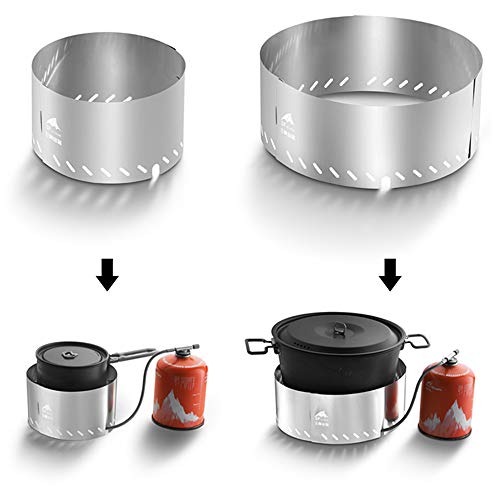 Lixada Outdoor Stove Parabrezza Cucina Fornello a