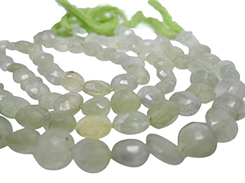 Prehnite beads en facettes coin de 8mm pour création de bijoux de 8 pouces - 2