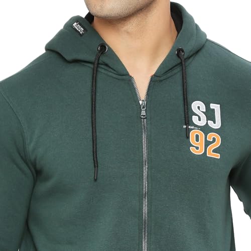 Image of Spykar Men's Cotton Blend Round Neck Sweatshirt