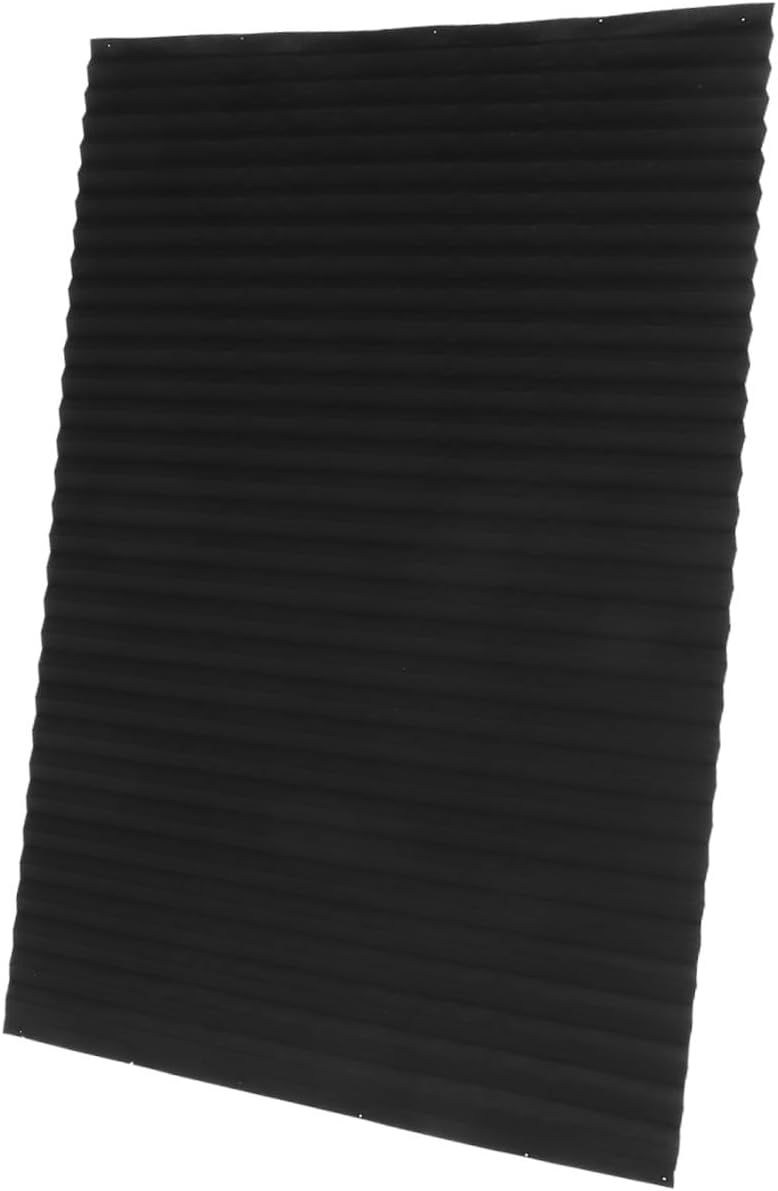 Self Adhesive Pleated Window Shade Blackout 90x180cm Non-Woven