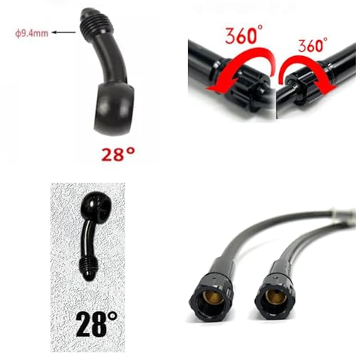 Durite de frein moto 230cm pour customisation et confort