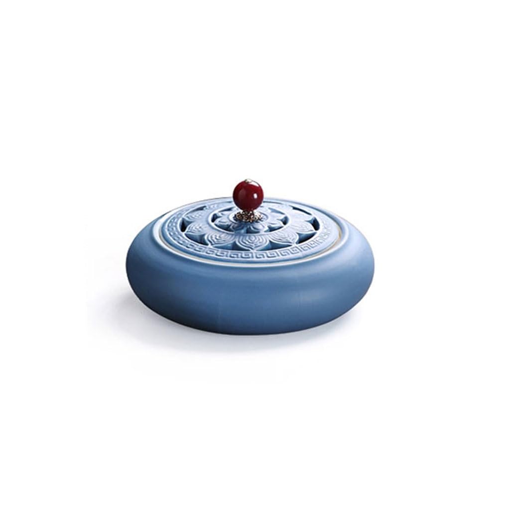 Incense Holder Base Incense Burner Ceramic Sandalwood Household Indoor Ornaments Agarwood Home Tea Ceremony(B)