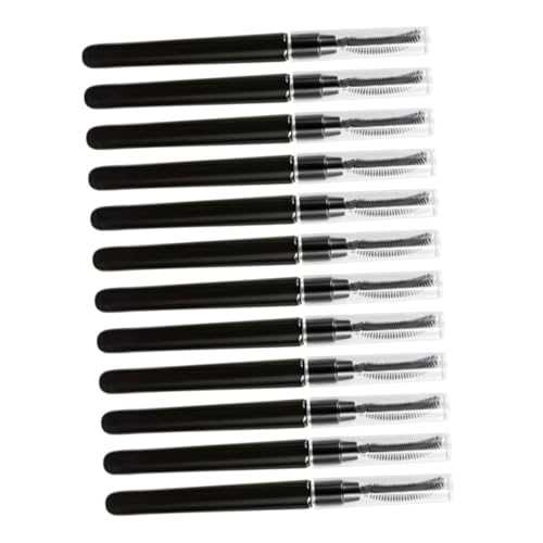NOLITOY Beginner's Eyelash Brush Set 12pcs Makeup Brushes Lash Comb for Easy Application Travel