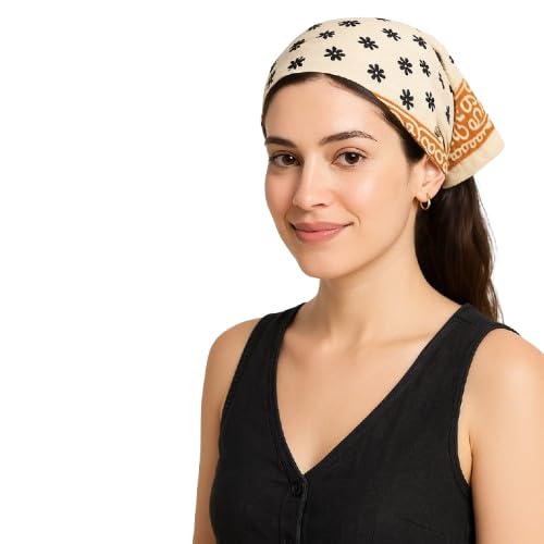 Curano Unisex Cotton Bandana Scarf || Premium Printed Design || Multi-Color || Breathable Face Neck Cover || Washable Multi-Purpose Wrap || 20x20 in-image-30