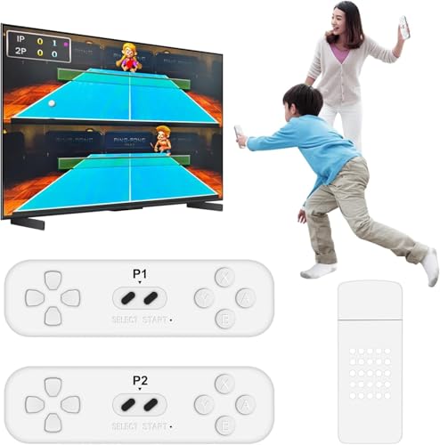 New World Y2 Fit Motion Gaming Console , Retro Video Game Stick Somatosensory Console ,TV Game Console with 2.4G Wireless Gamepad Support HD Output- Motion Play 2 415NSm4C0RL