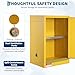 Hazardous Storage Cabinets, Flammable Cabinet, Cold-Rolled Steel Flammable Liquid Storage Cabinet Auto Closing Door for Industrial Use, Flammable Safety Cabinet, Cold-Rolled Steel Fire Resistant