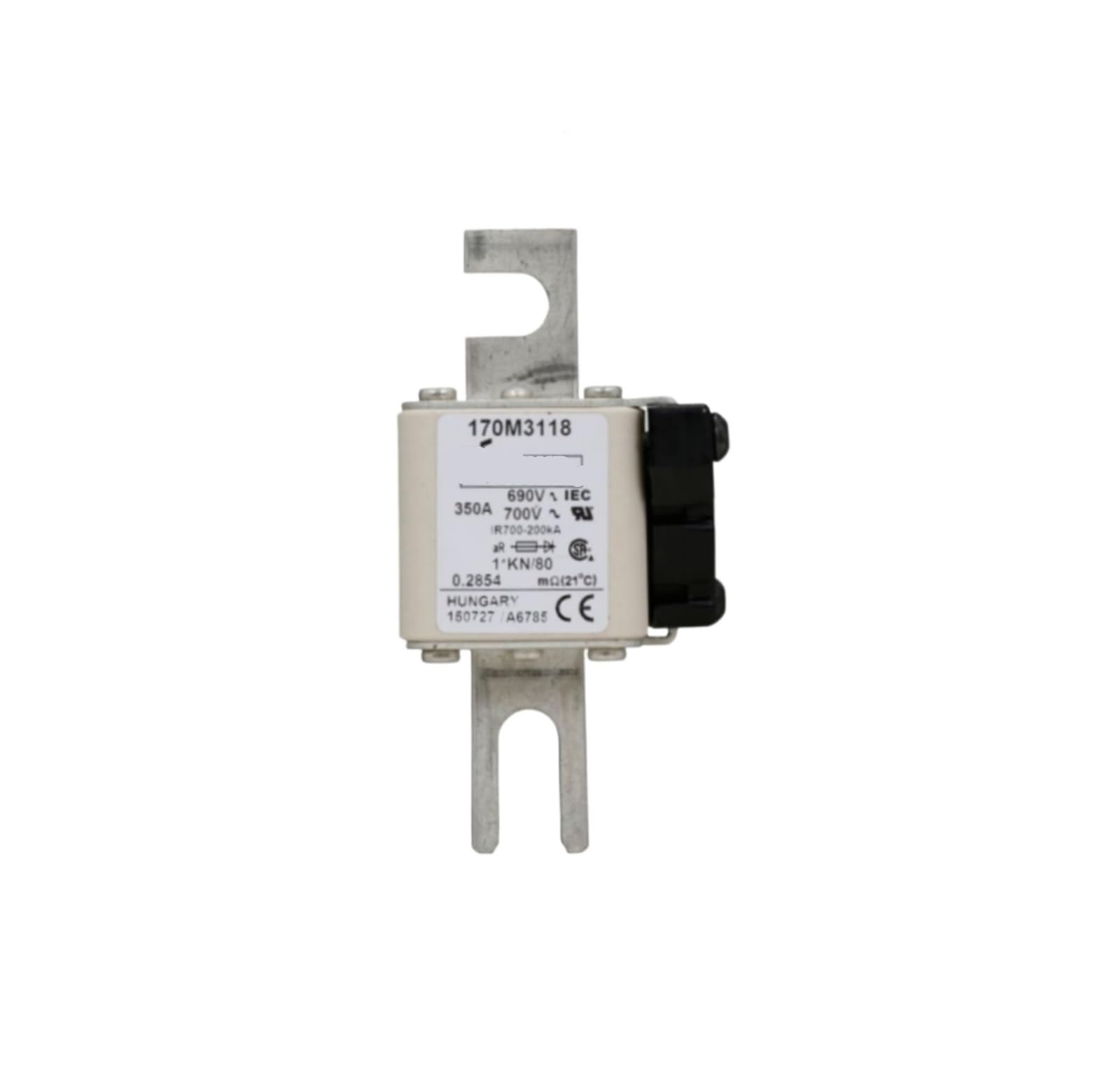 Fusible 170M3118 contre les surcharges electriques des onduleurs et armoires de puissance