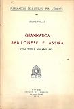 mappa babilonesi assiri ittiti  Grammatica babilonese e assira