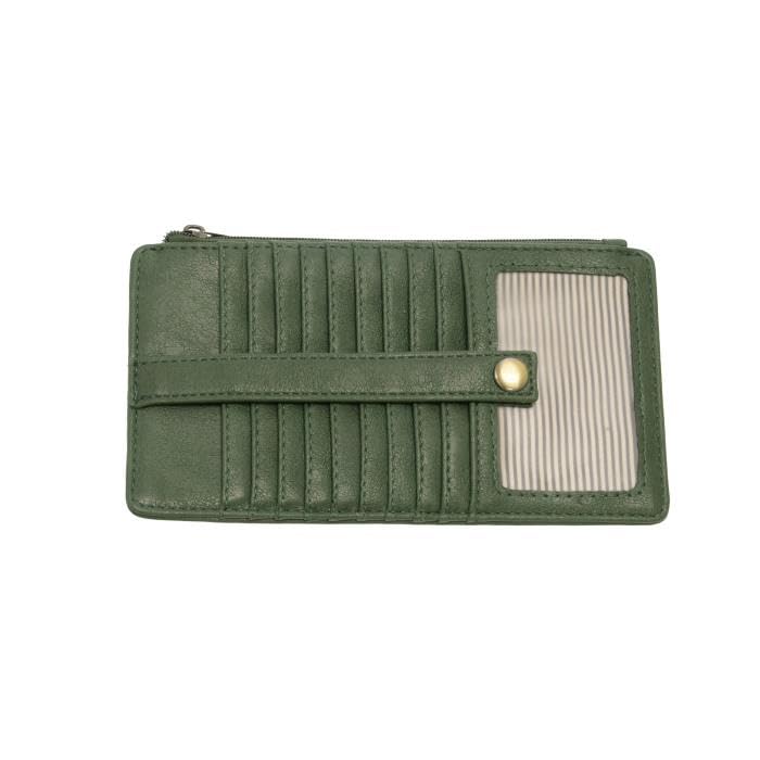 Joy Susan Women's Fashion Accessory New Kara Mini Wallet - Dark Pine Green