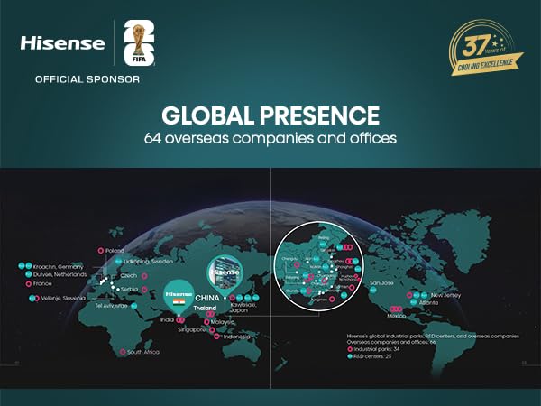 Image of Hisense 1.5 Ton 3 star Inverter Split AC(Copper, 5-in-1 Convertible with Intelligent 4 modes, PM 2.5 filter, Anti corrosion, AS-18TR4R3E2, White )