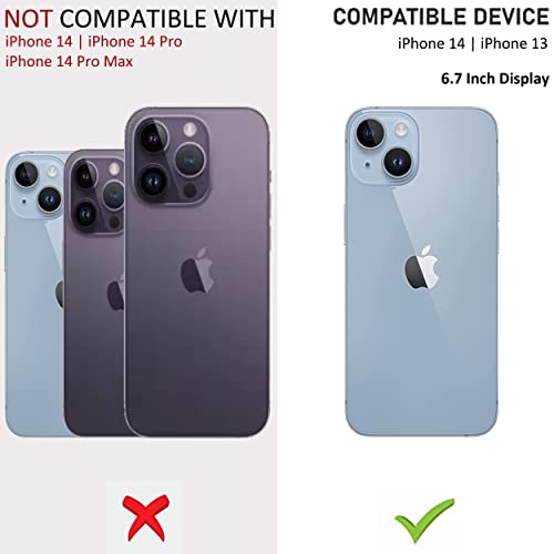 Image of VJS Back Cover Case Designed for Apple iPhone 14 Plus [6.7 inch] - Transparent, Soft Flexible TPU, Shockproof, Camera Bump, Clear and Military-Grade Drop Protection