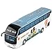 Simulation de voiture jouet, tourisme et bus touristique, jouet en alliage de bus et léger pour voiture, jouet simulation en métal, pour enfants