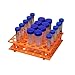 MTC Bio R1070, Rack for 30x15 and 20x50ml (17x20x6cm) Orange (4 Packs of 5 pcs)