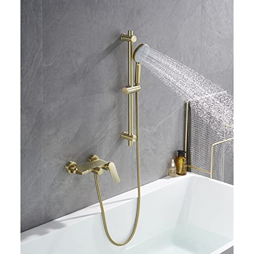 Dusch Armaturen Wand Wanne Armatur Mischbatterie Badewanne Einhebelmischer...