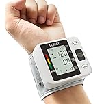 Blood Pressure Monitor - Wrist Accurate Automatic High Blood Pressure Monitors Portable LCD Screen with Storage Case and Adjustable Cuff Powered by Battery -Black