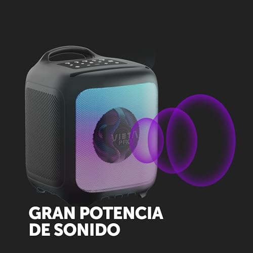 Enceinte Bluetooth 5.3 Vieta Pro Party 55 puissante 100W avec micro karaoké - 3