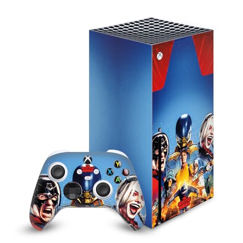 Autocollant Xbox Series X The Suicide Squad skin vinyle pour console et manettes
