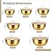 Tideme 20 PCS Gold Mixing Bowls with Lids Set - 7 Mixing Bowls with 3 Graters, 8 Measuring Spoons, 1 Whisk, and 1 Food Tong, Nesting Bowl Set for Baking, Cooking, Meal Prep