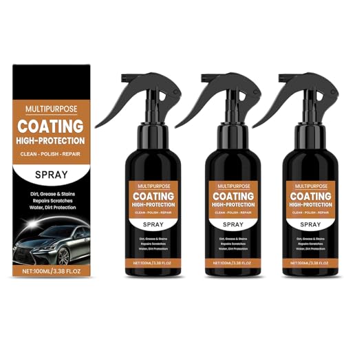 Spray protector rápido para autos 3 en 1, 3 piezas
