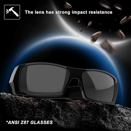 Image of WISTON Z87 Sunglasses Wrap Around Sunglasses for Men Rectangular Safety Glasses UV400 for Sport Working 8231