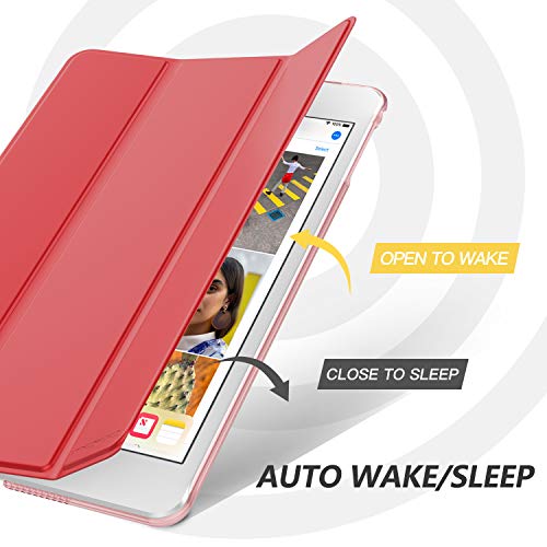 Smart cover iPad Mini 5 rouge housse fine pour tablette Apple 7.9 pouces